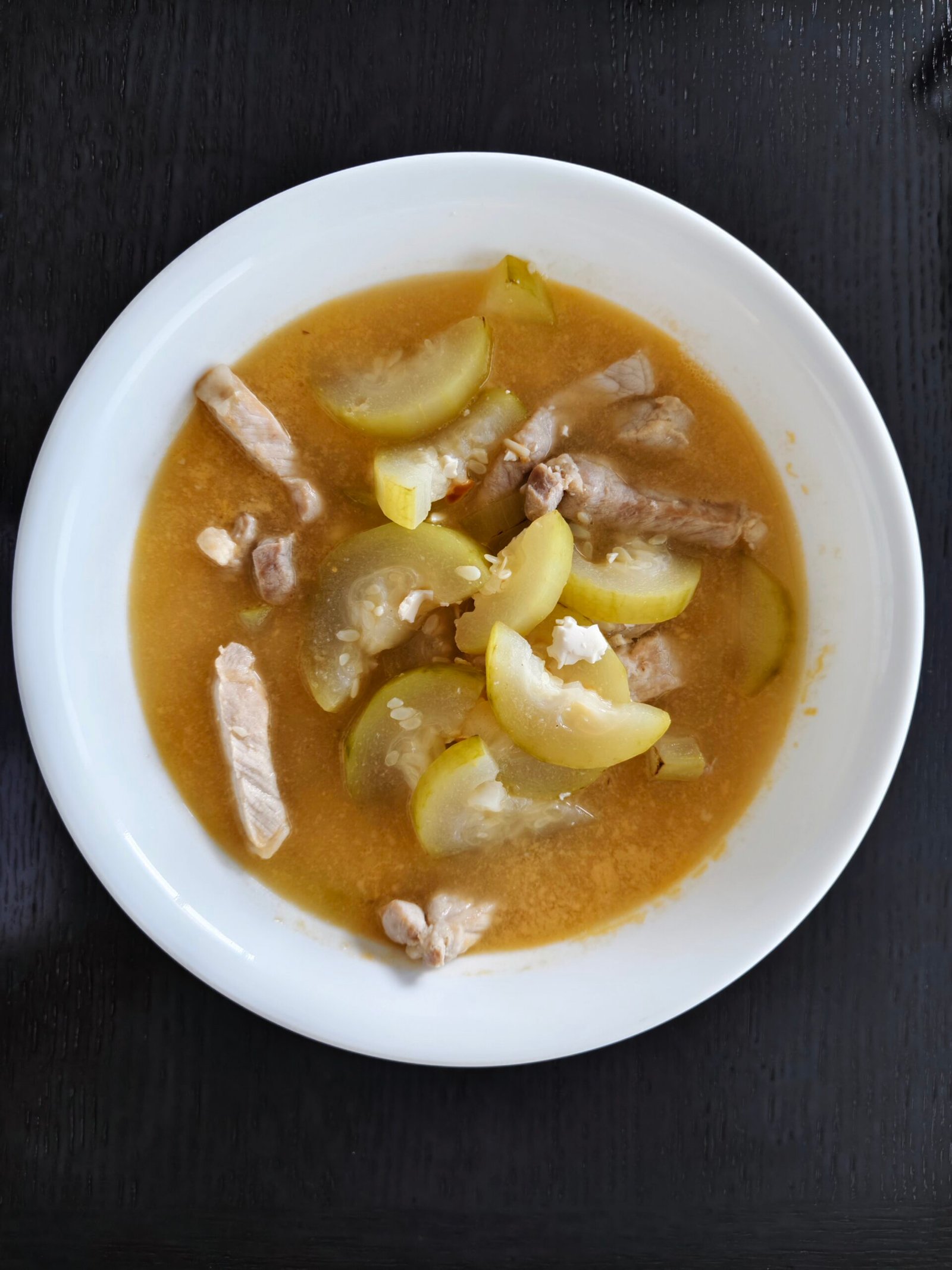 Read more about the article Salted Egg Wax Gourd and Pork Soup